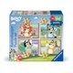 Puzzle Bluey 4 x 1, 18 luni+, Ravensburger 697330