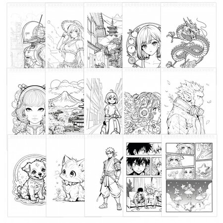 Studio profesional de colorat Manga, +10 ani, Buki 697337