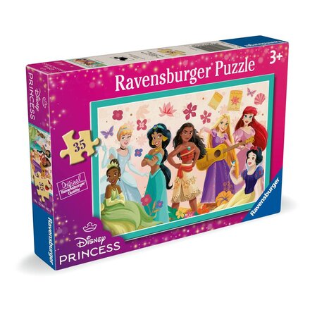 Puzzle Puterea printeselor Disney, 3 ani+, 35 piese, Ravensburger 697340
