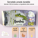 Servetele umede bambus, 60 bucati, Millis 697369
