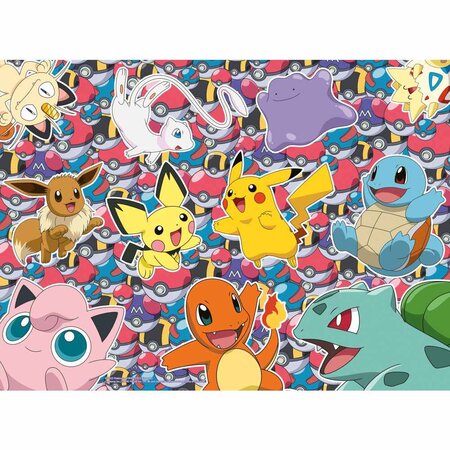 Puzzle Pokemon gata de lupta, 6 ani+, 100 piese, Ravensburger 697407