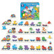 Trenulet Puzzle de potrivire a culorilor, +3 ani, Orchard Toys 697413