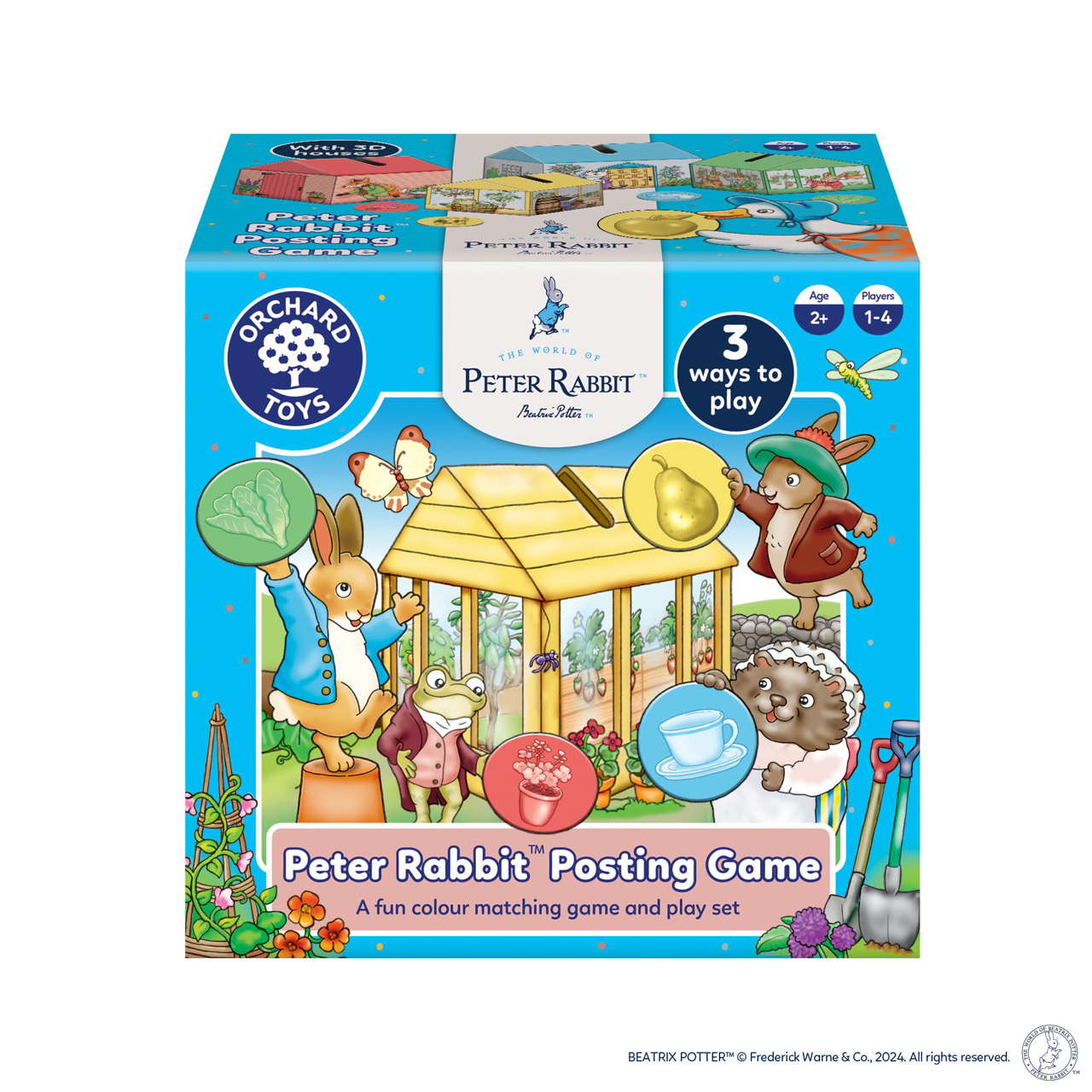 Joc educativ de asociere si potrivire a culorilor Peter Rabbit, +2 ani, Orchard Toys