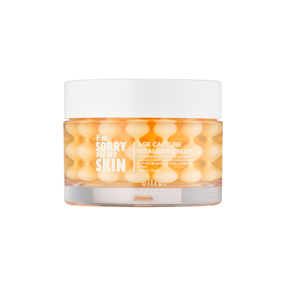 Gel hidratant cu microcapsule de crema cu vitamina C si niacinamide, 50 g, I'm Sorry For My Skin