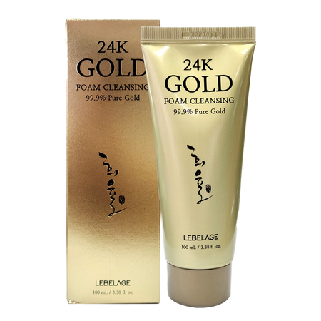 Spuma de curatare fata 24 Gold, 100 ml, Lebelage