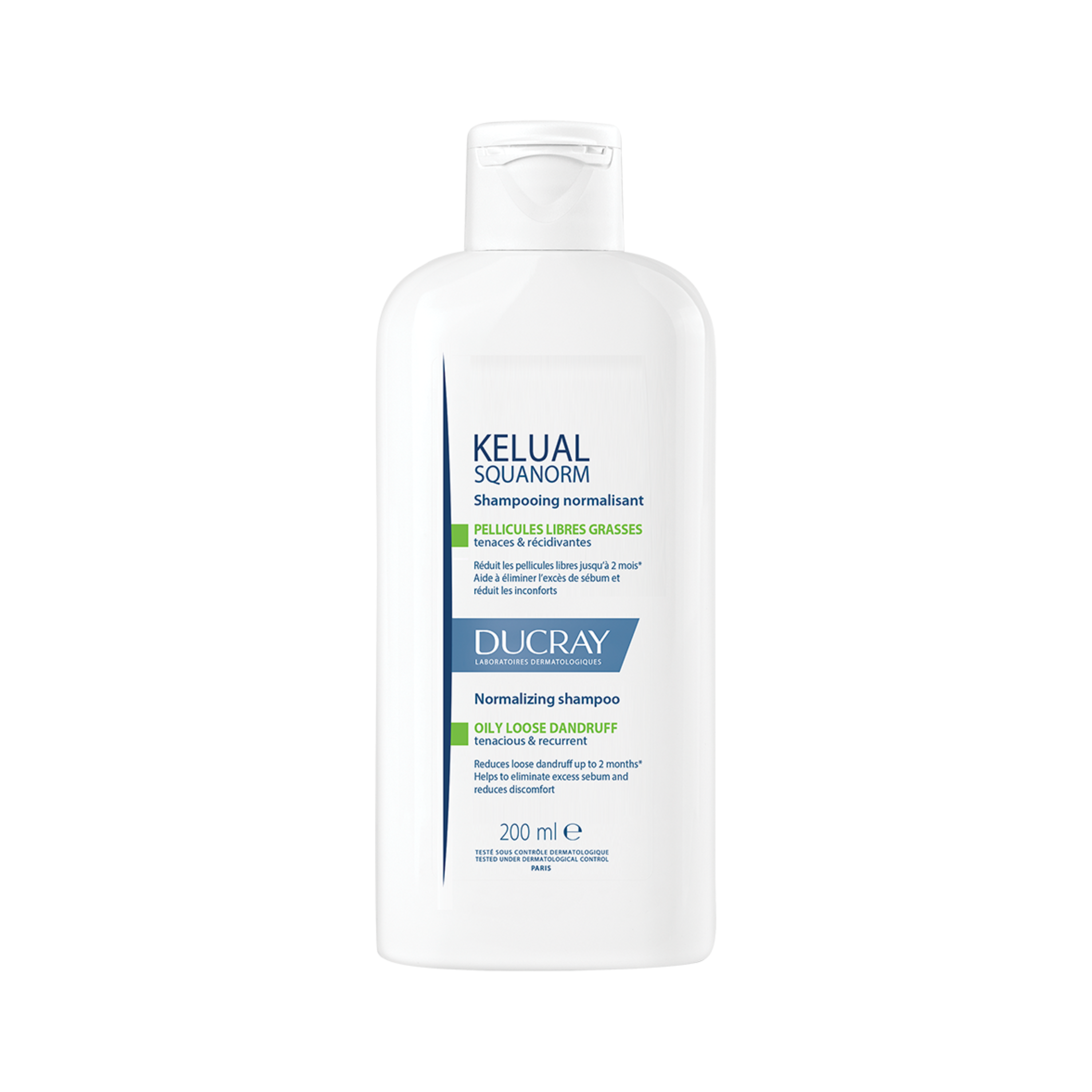 Sampon tratament anti-matreata grasa Squanorm, 200 ml, Ducray