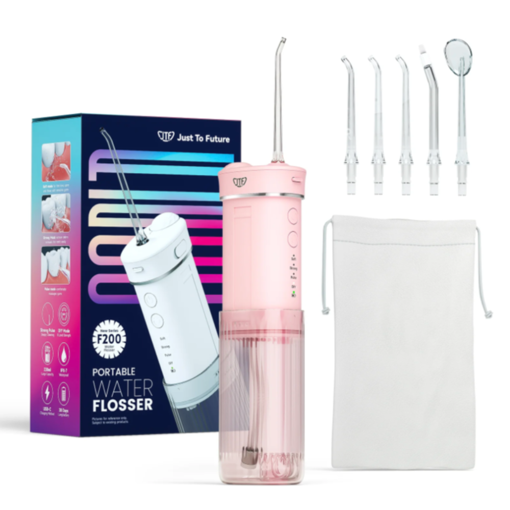 Irigator buca cu lampa UV, Roz, F200, JTF