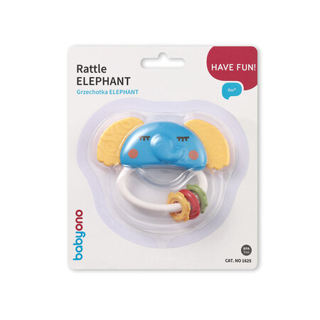 Jucarie zornaitoare Elefant, 0 luni+, Babyono 698144