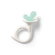 Inel gingival Melc, Alb/Verde, 0 luni+, Babyono 698200