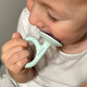 Inel gingival Melc, Verde/Roz, 0 luni+, Babyono 698222