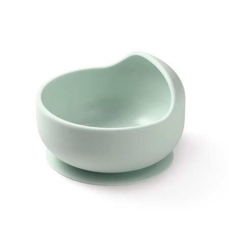 Bol din silicon cu ventuza pentru copii, Verde Menta, 6 luni+, Babyono 698286