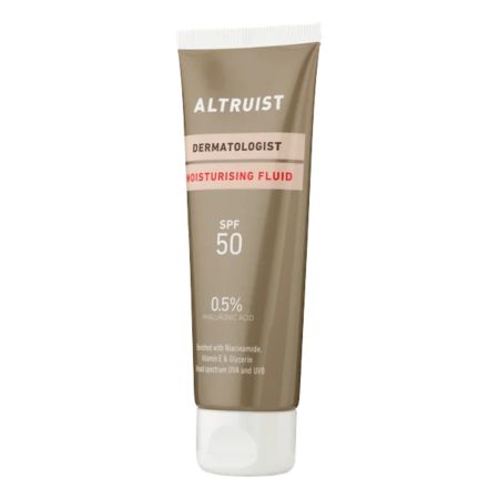 Fluid hidratant cu SPF50 si Acid Hialuronic, 50 ml, Altruist 764011