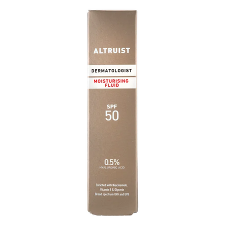 Fluid hidratant cu SPF 50 si Acid Hialuronic, 50 ml, Altruist 764012