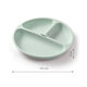 Farfurie din silicon cu ventuza, Menta, Babyono 698417