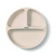Farfurie din silicon cu ventuza, Bej, Babyono 698421
