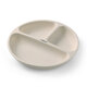 Farfurie din silicon cu ventuza, Bej, Babyono 698423