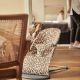 Balansoar Bliss Beige/Leopard, Bumbac Editie Limitata, BabyBjorn 459060