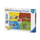 Puzzle diferite tipuri de Pokemoni XXL, 7 ani+, 150 piese, Ravensburger 698674