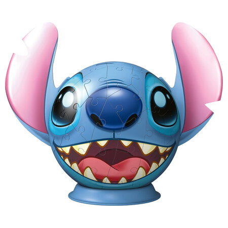 Puzzle 3D Disney Stitch - Figurina Stitch cu urechi, 72 piese, Ravensburger 698800
