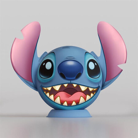 Puzzle 3D Disney Stitch - Figurina Stitch cu urechi, 72 piese, Ravensburger 698801