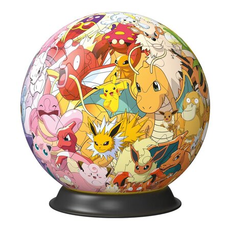 Puzzle 3D - Bila personaje Pokemon, 72 piese, Ravensburger 698805