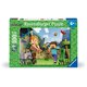 Puzzle Minecraft, 6 ani+, 100 piese, Ravensburger 698814