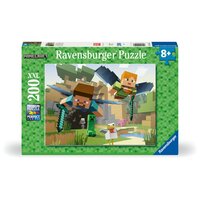 Puzzle aventurile Minecraft, 8 ani+, 200 piese, Ravensburger