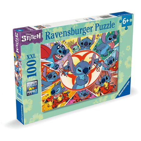 Puzzle Disney Stitch, 6 ani+, 100 piese, Ravensburger 698827