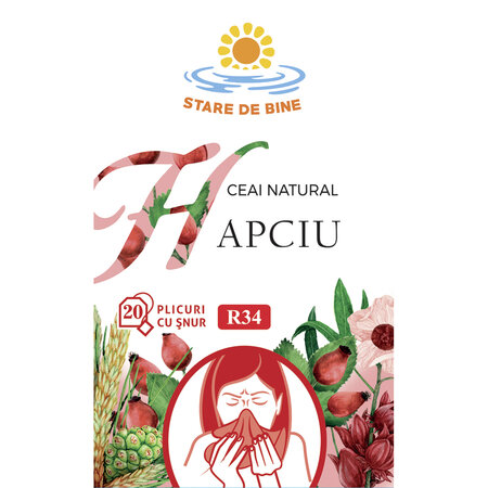 Ceai din plante Hapciu, 20 plicuri, Fares 718189