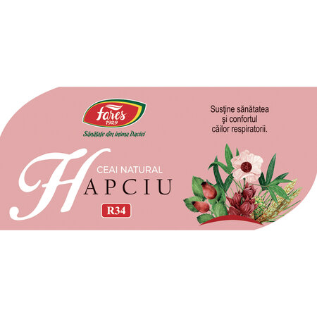 Ceai din plante Hapciu, 20 plicuri, Fares 718190