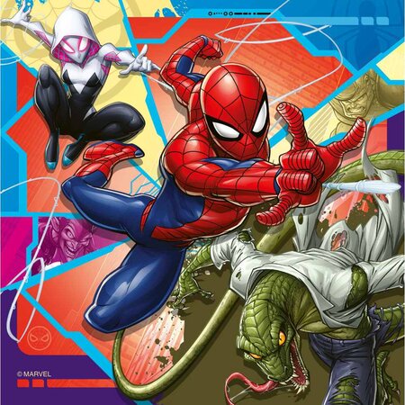 Puzzle Marvel Spiderman, 3x49 piese, Ravensburger 698853