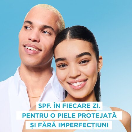 Crema fluida invizibila anti-imperfectiuni cu SPF 50+ Pure Active, 40 ml, Garnier 698910