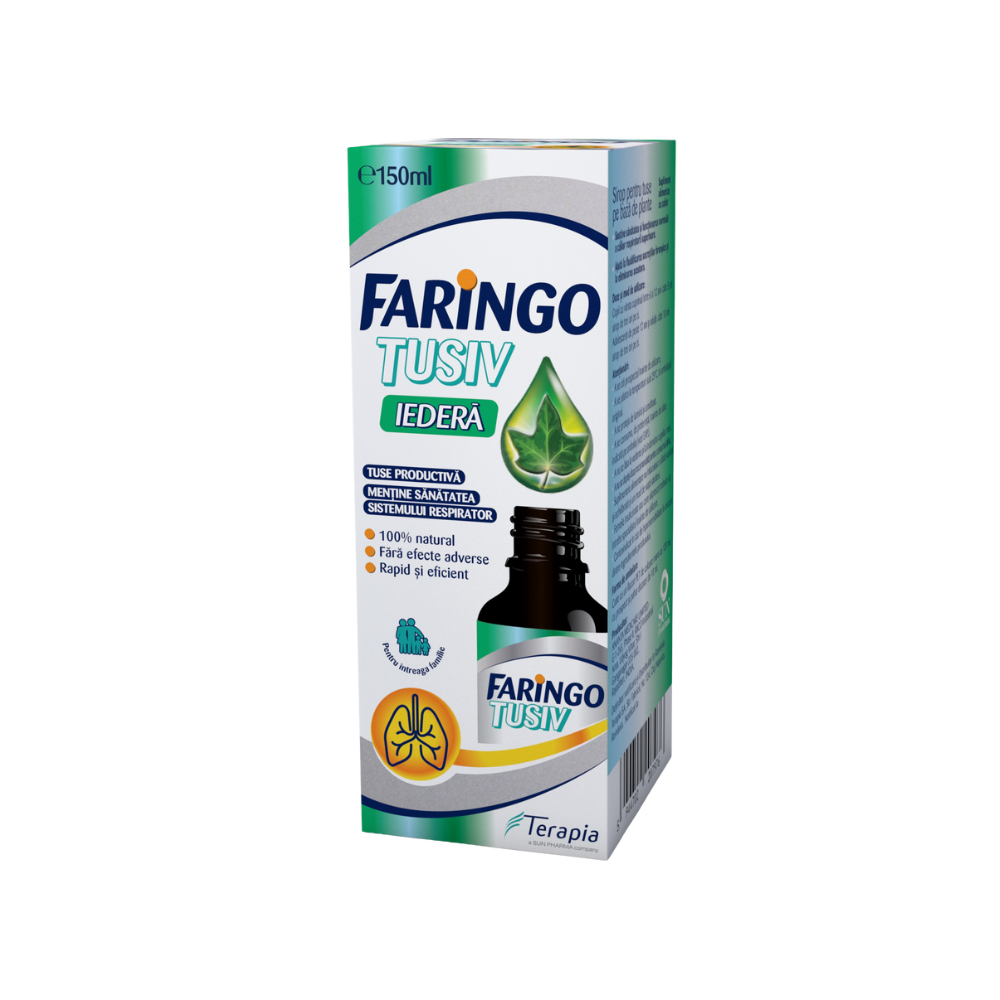 Sirop Faringo Tusiv Iedera, 150 ml, Terapia