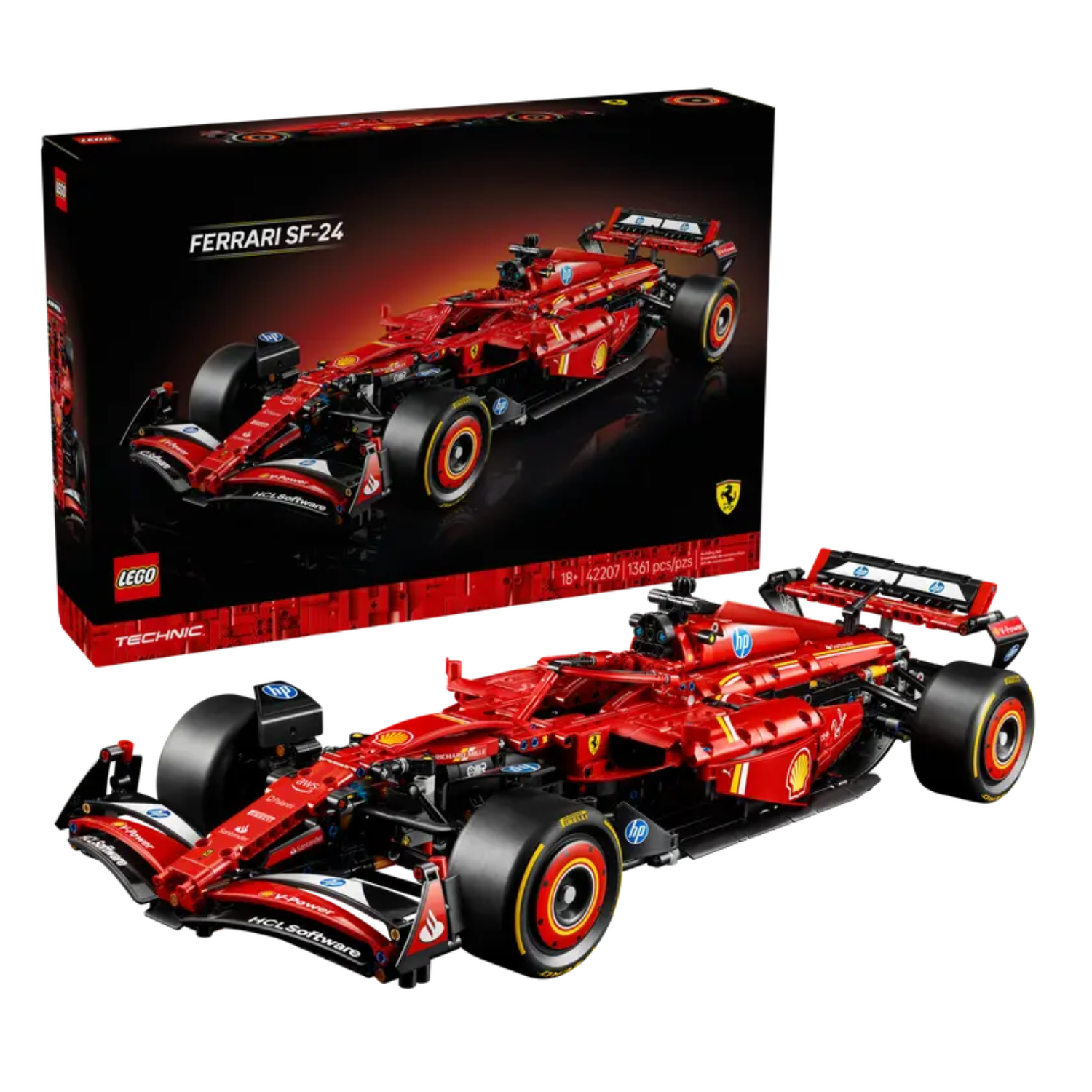 Masina F1 Ferrari SF-24 Lego Technic, 18+ ani, 42207, Lego