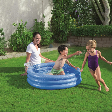 Piscina gonflabila cu 3 inele pentru copii, 122x25 cm, Albastru, +2 ani, Bestway 712509