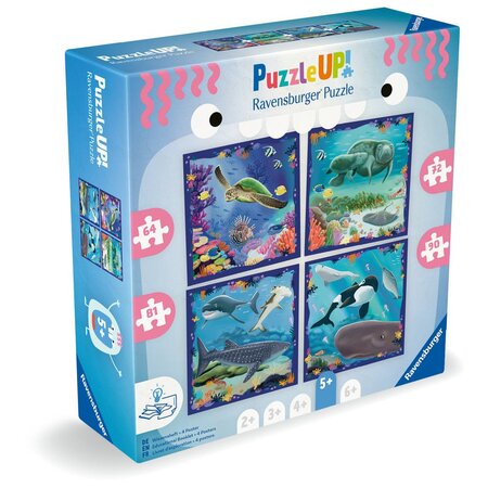 Puzzle Up Animale marine, 5 ani+, Ravensburger 699349