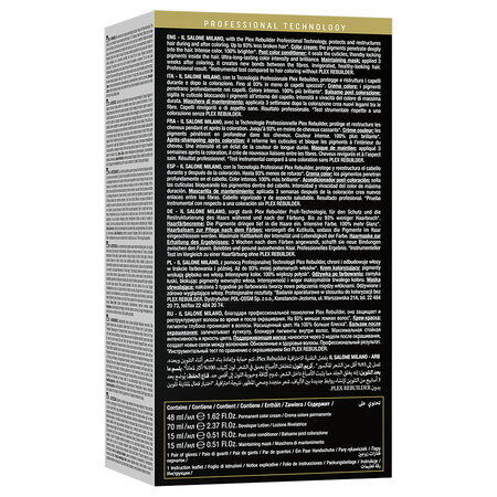 Vopsea de par parmanenta Plex Rebuilder Il Salone, 8.3, Light Golden Blonde, Alfaparf 699365
