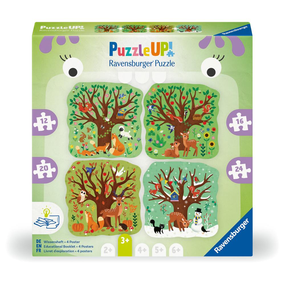 Puzzle Up Anotimpuri, 3 ani+, Ravensburger