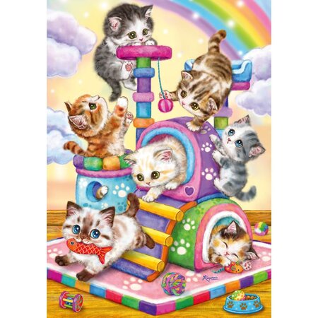 Puzzle Pisicute la joaca, 4 ani+, 35 piese, Ravensburger 699419