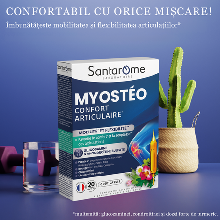 Myosteo Confort articular, 20 fiole, Santarome 699504