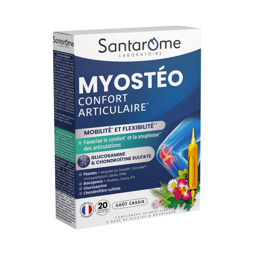 Myosteo Confort articular, 20 fiole, Santarome