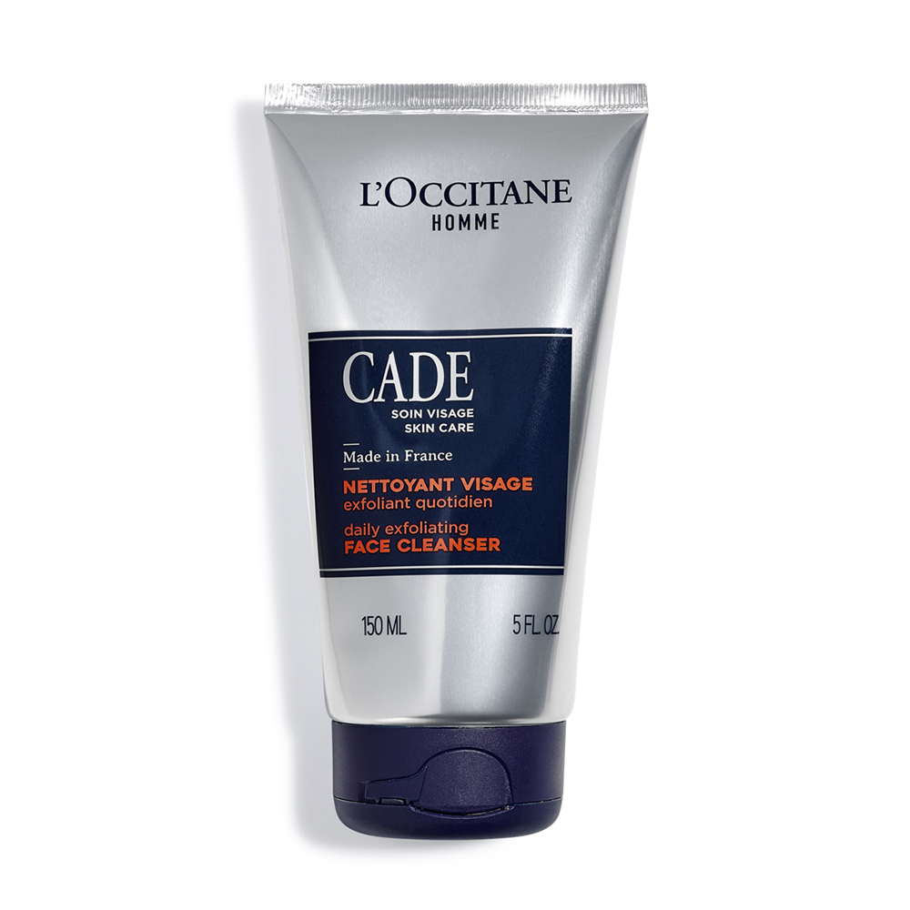 Gel exfoliant zilnic pentru curatarea fetei Men, Cade, 150 ml, L'Occitane