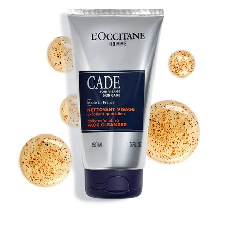 Gel exfoliant zilnic pentru curatarea fetei Men, Cade, 150 ml, L'Occitane 699575