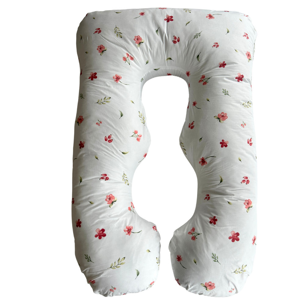 Perna pentru gravide 3in1 Maxim, Roz cu Imprimeu, Twindeco