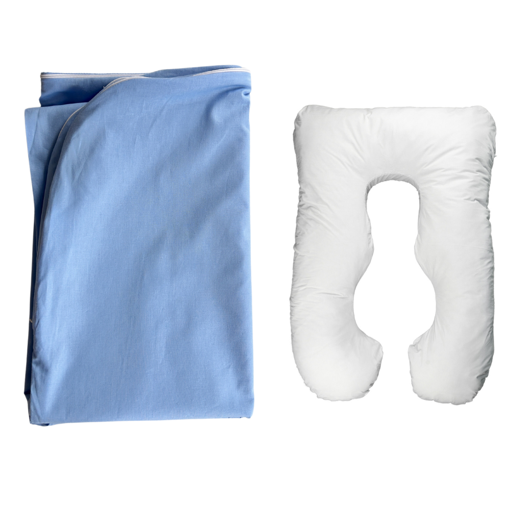 Husa Perna pentru gravide 3in1 Maxim, Albastru deschis, Twindeco