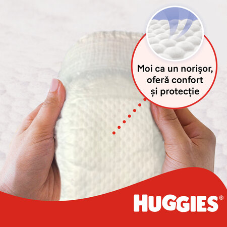 Scutece Little Movers Pants Boy, nr. 3, 6-11 kg, 58 bucati, Huggies 801370