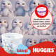 Scutece Little Movers Pants Boy, nr. 3, 6-11 kg, 58 bucati, Huggies 801372