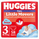 Scutece Little Movers Pants Boy, nr. 3, 6-11 kg, 58 bucati, Huggies 801164