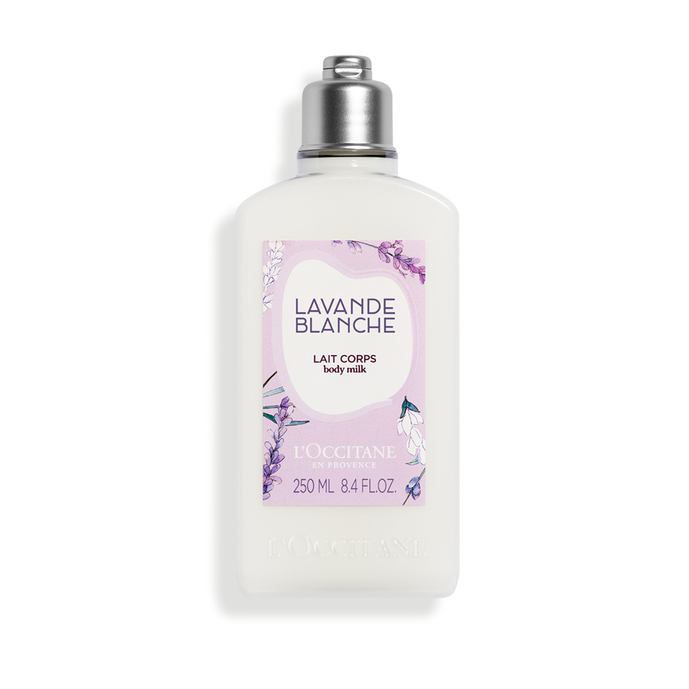 Lotiune de corp cu lavanda White Lavender, 250 ml, L'Occitane