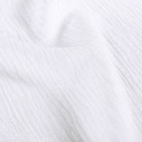 Paturica din muselina Cotton Flower, 120 x 100 cm, Alb, Twindeco